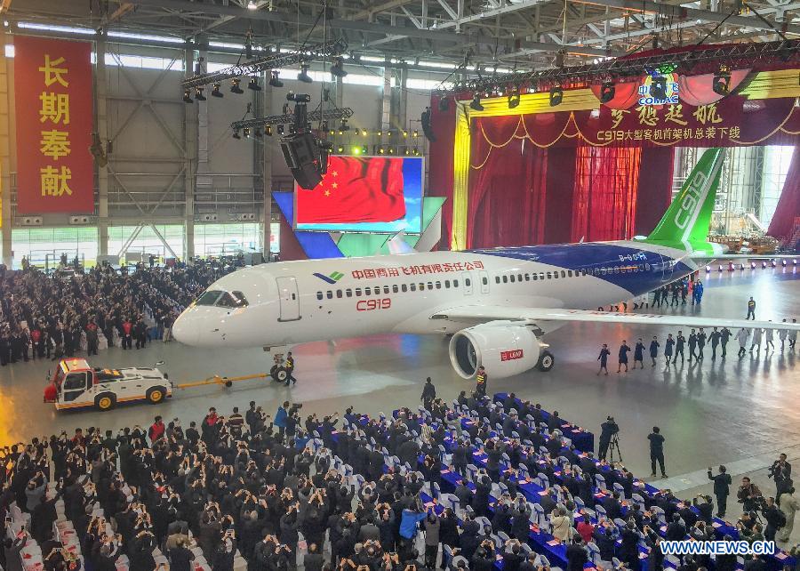 (FOCUS)CHINA-SHANGHAI-LARGE PASSENGER AIRCRAFT-C919 (CN)