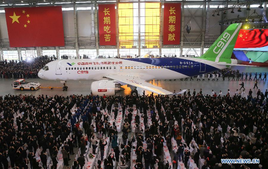 (FOCUS)CHINA-SHANGHAI-LARGE PASSENGER AIRCRAFT-C919 (CN)