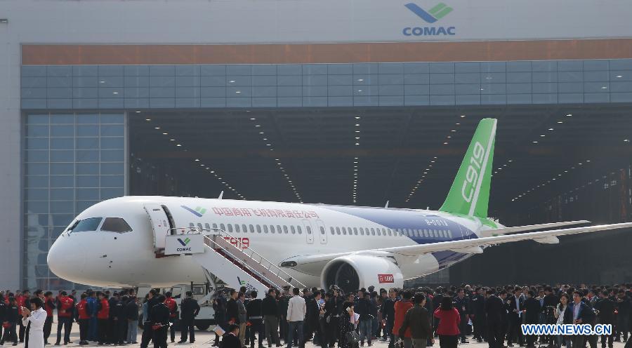 (FOCUS)CHINA-SHANGHAI-LARGE PASSENGER AIRCRAFT-C919 (CN)