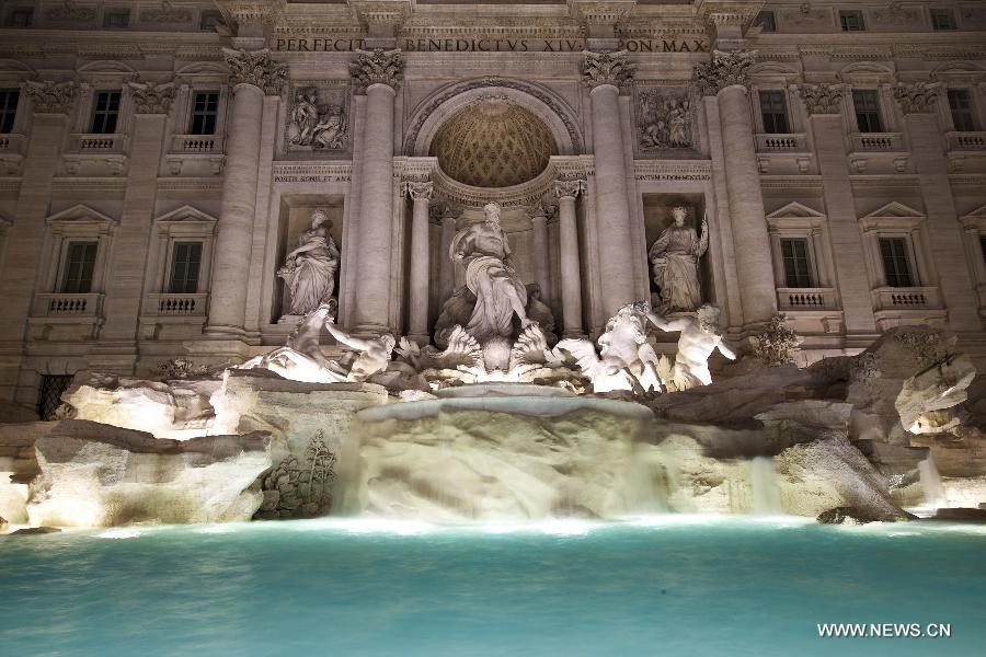 ITALY-ROME-TREVI FOUNTAIN-RESTORATION