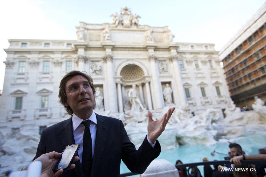 ITALY-ROME-TREVI FOUNTAIN-RESTORATION