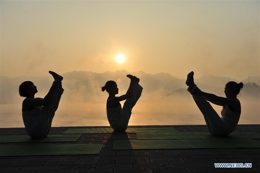 #CHINA-HUBEI-YOGA (CN)