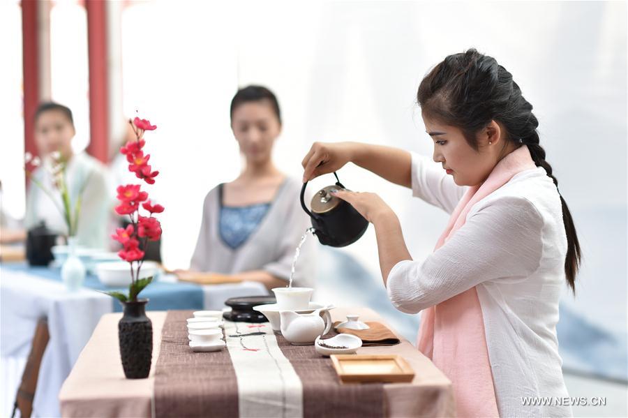 Concours d'art du thé à Beijing