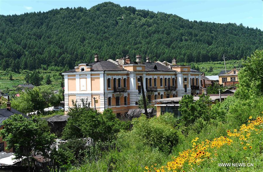 Paysage d'un bourg du nord-est de la Chine