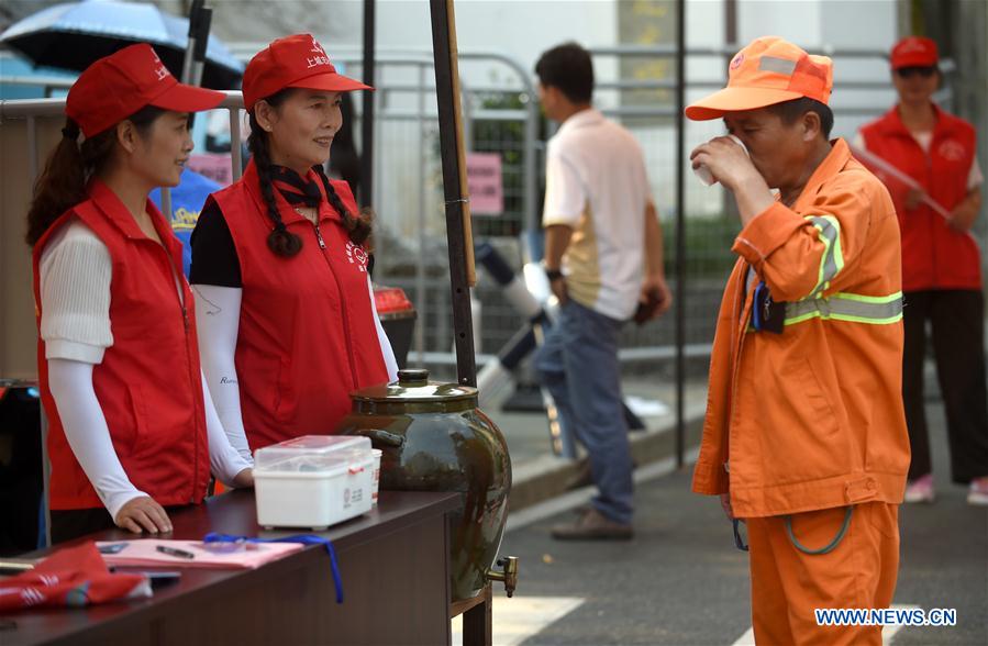 Bénévoles pour le sommet du G20 à Hangzhou 