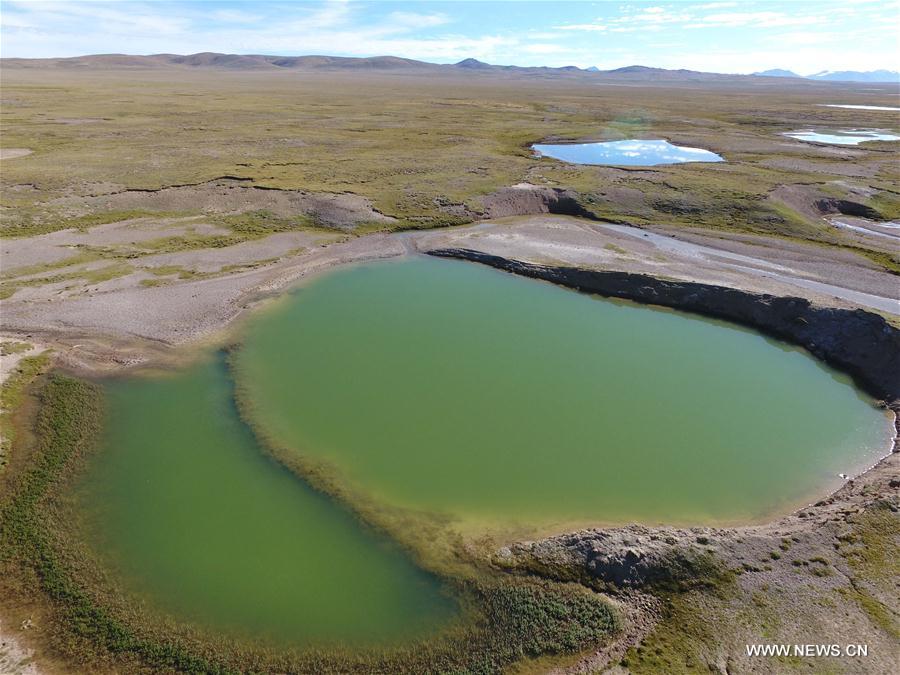 Paysage de la source de la rivière Lancang en Chine