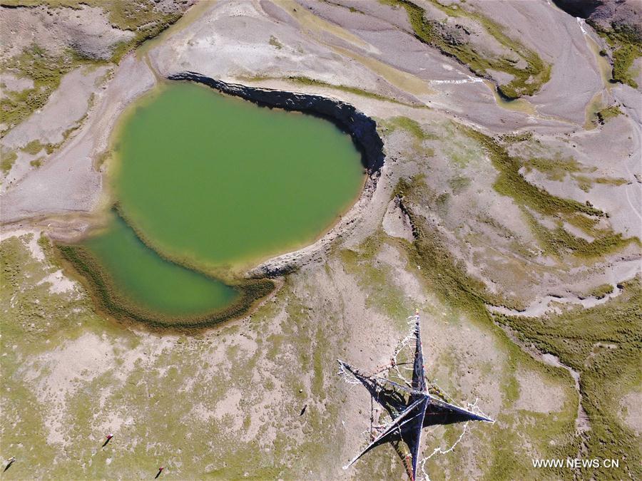 Paysage de la source de la rivière Lancang en Chine