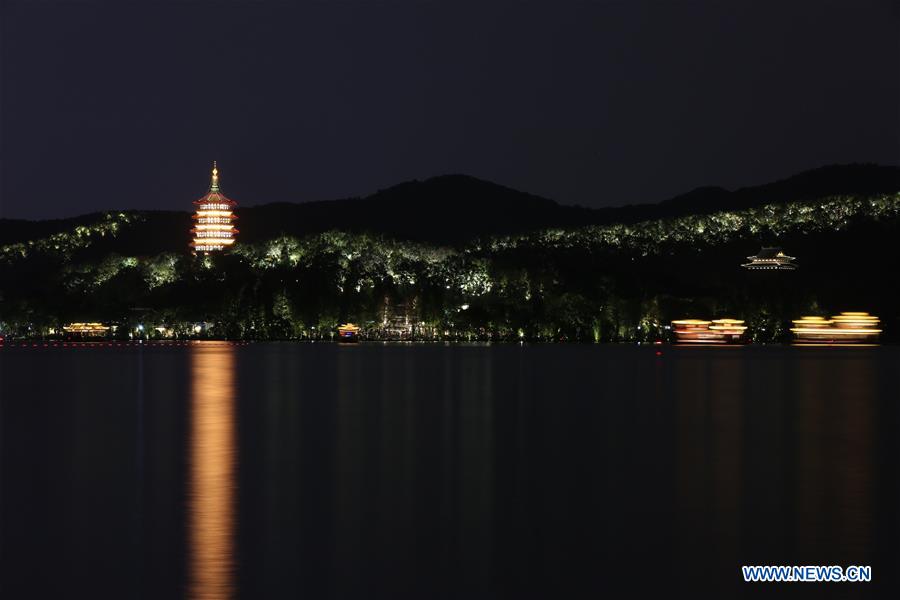 Sommet du G20 : paysage nocturne de Hangzhou 