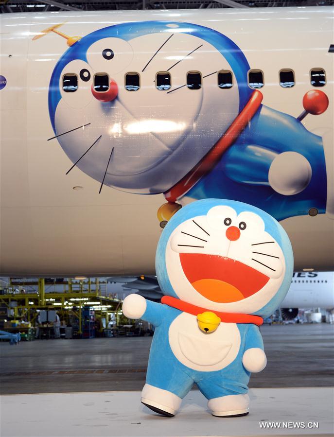 Japon : lancement d'un avion spécial ayant pour thème Doraemon