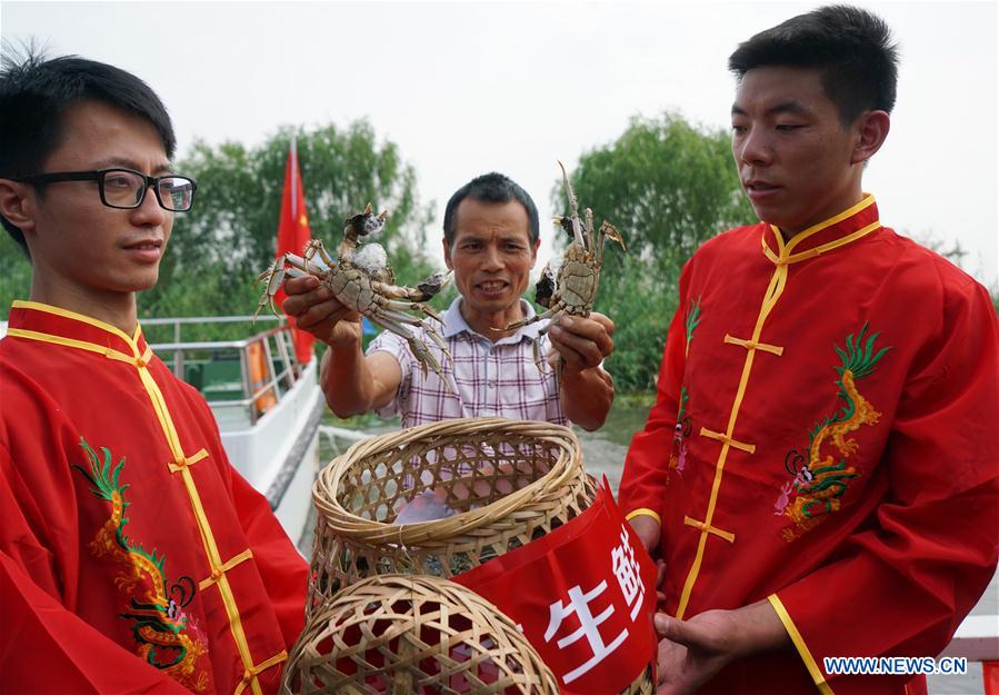 Chine : ouverture de la saison de la p&ecirc;che du crabe chinois