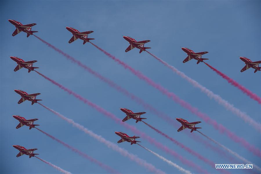 L'équipe britannique "Red Arrow" se produira lors du 11e Salon international de l'aviation  de Chine