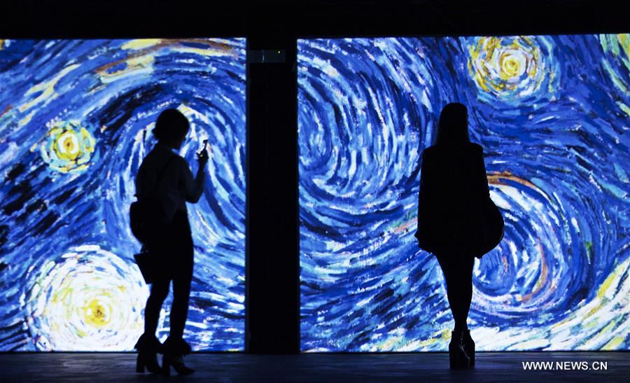 Italie : ouverture de l'exposition "Van Gogh vivant" à Rome