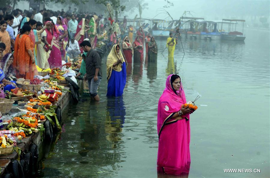 Le festival Chhath en Inde