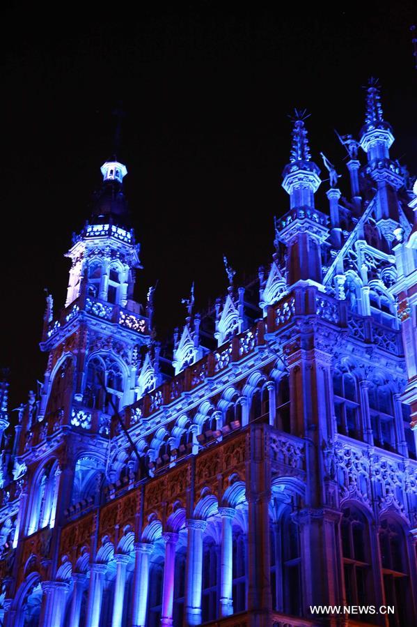 Belgique : spectacle son et lumière sur la Grand-Place à Bruxelles