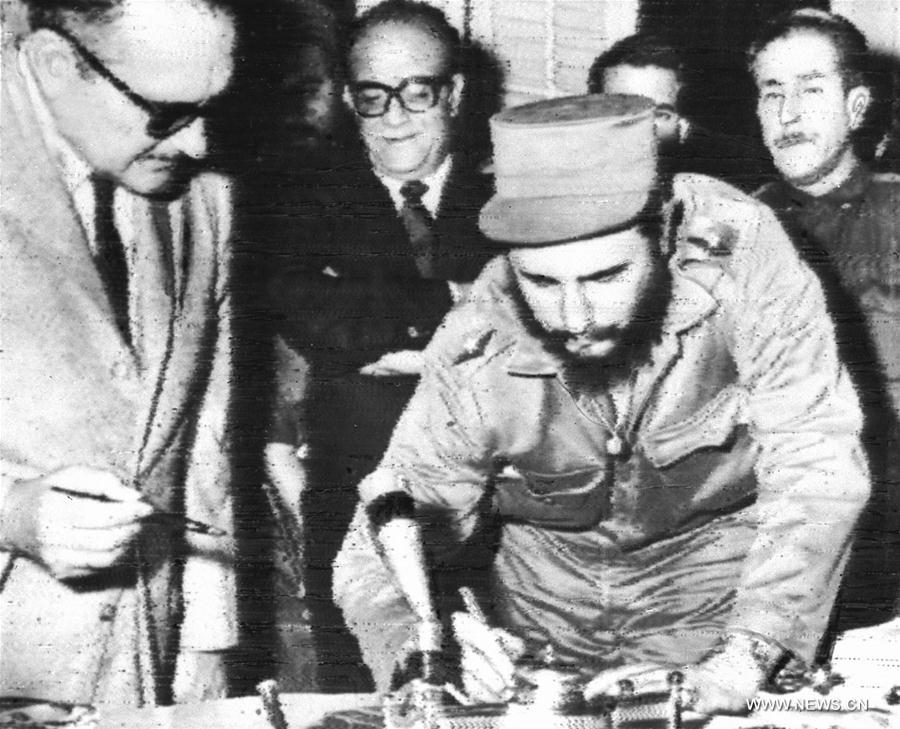 Photos d'archives de Fidel Castro 