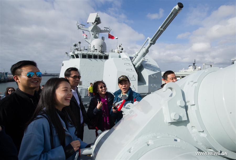 Visite de navires maritimes chinois aux Etats-Unis