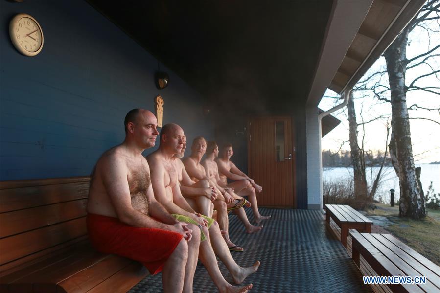 Finlande : sauna à Helsinki