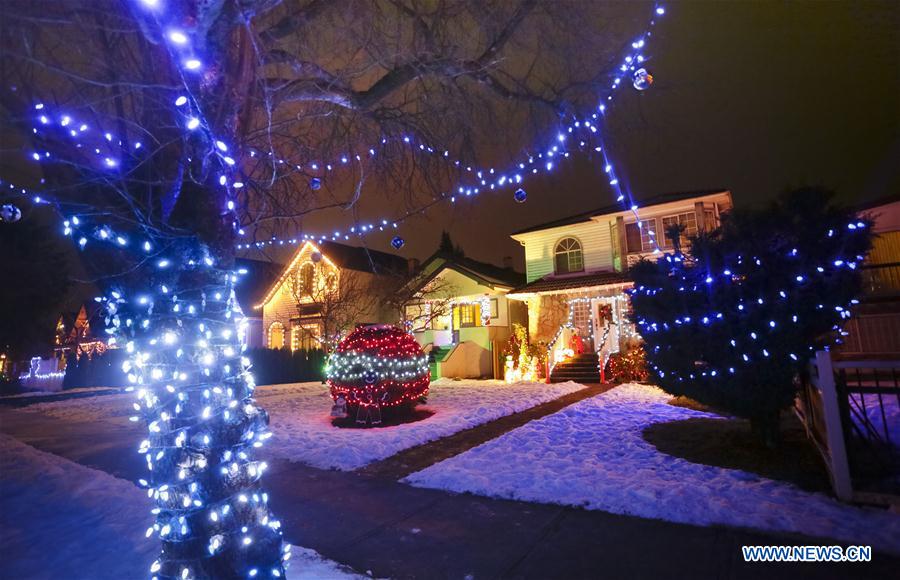 Canada : des maisons décorées pour Noël à Vancouver