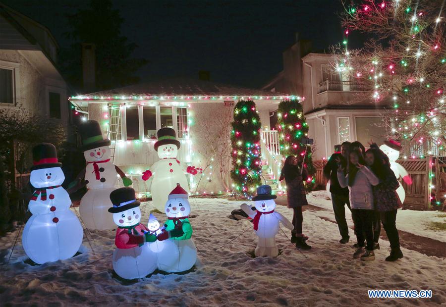 Canada : des maisons décorées pour Noël à Vancouver