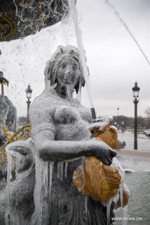 France : temps glacial à Paris