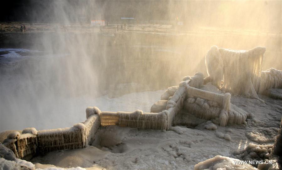 Chine : la cascade gelée de Hukou 