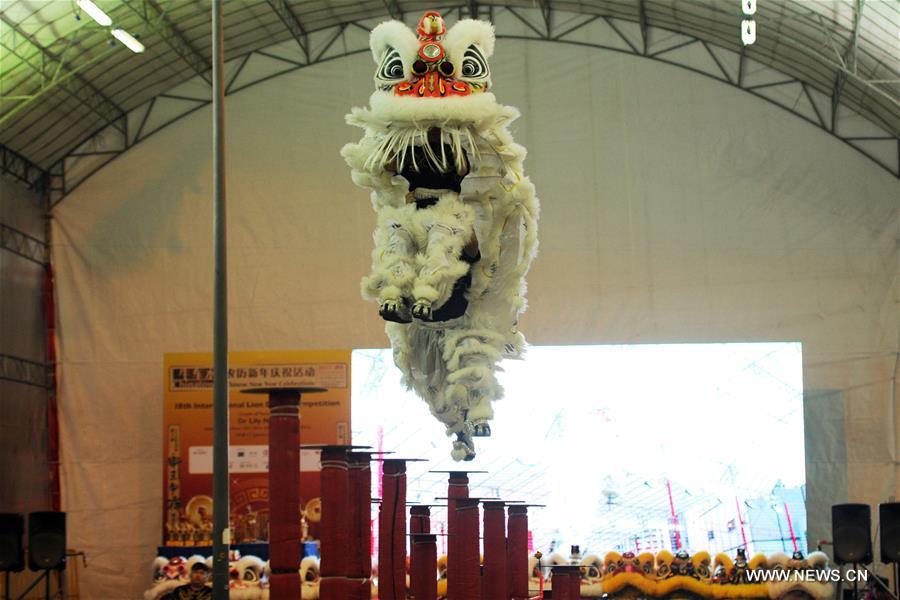 Singapour : concours de danse du lion