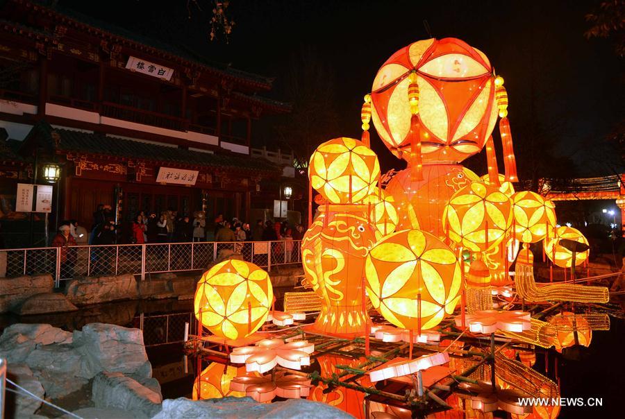 Chine : festival des lanternes à Jinan