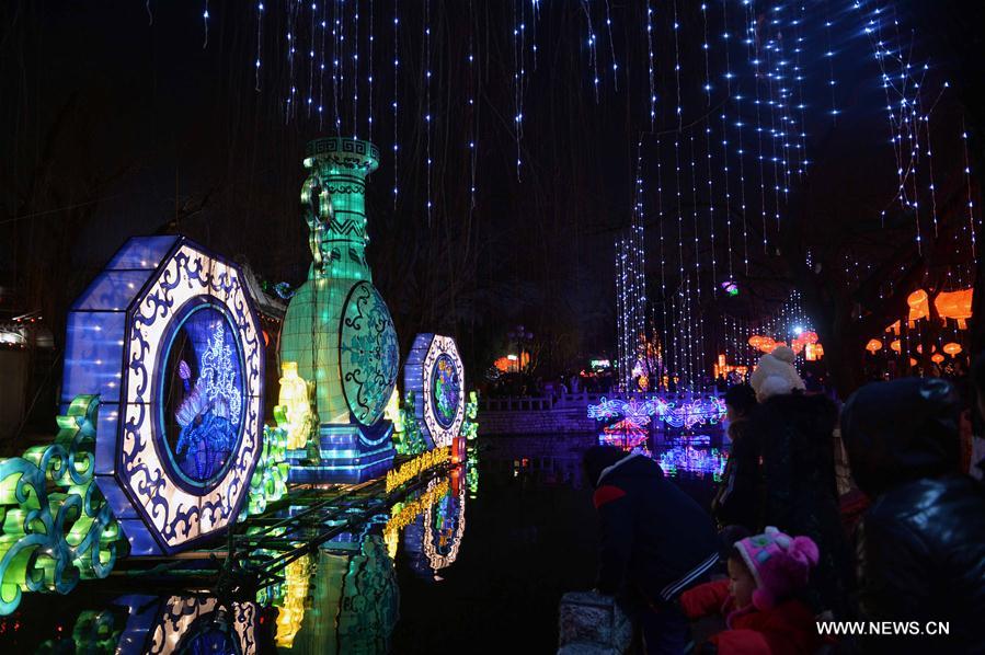 Chine : festival des lanternes à Jinan