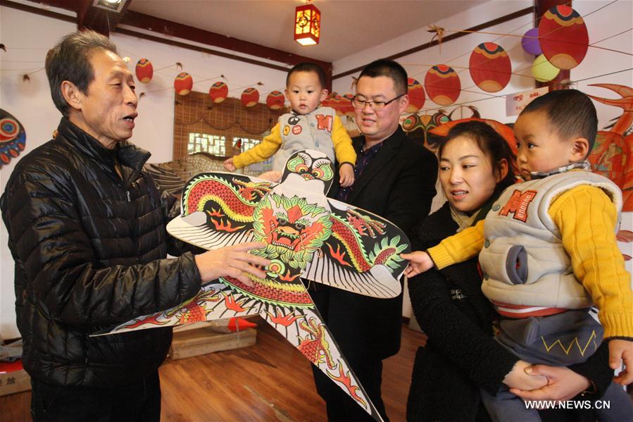 Chine : cerfs-volants traditionnels au Shandong