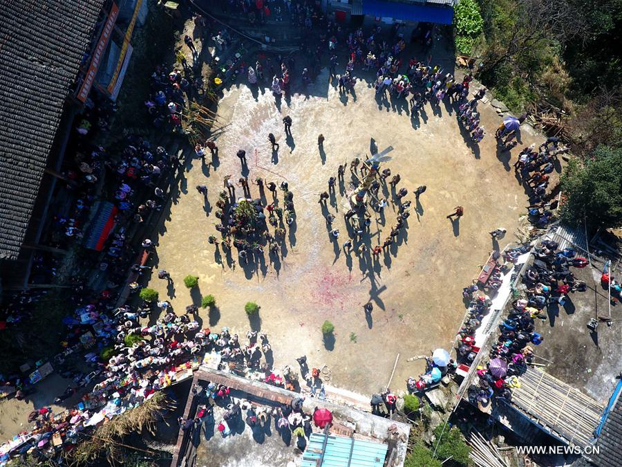 Célébration de la fête du Printemps dans le sud de la Chine