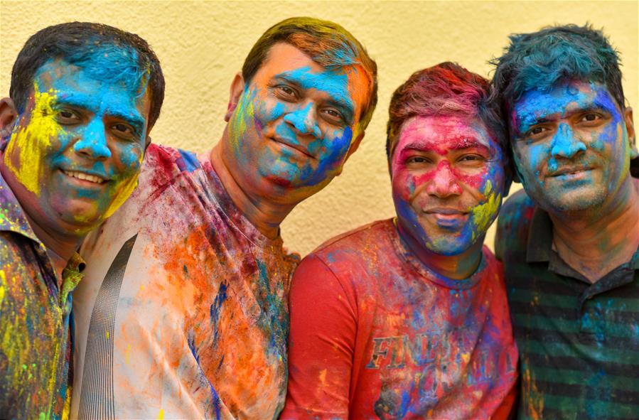 Célébrations de Holi au Qatar