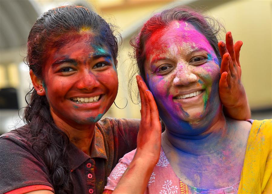 Célébrations de Holi au Qatar