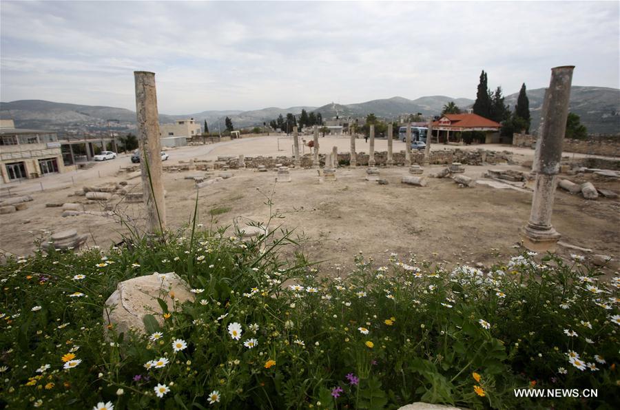 Le site historique de l'ancienne ville de Sébaste en Cisjordanie 