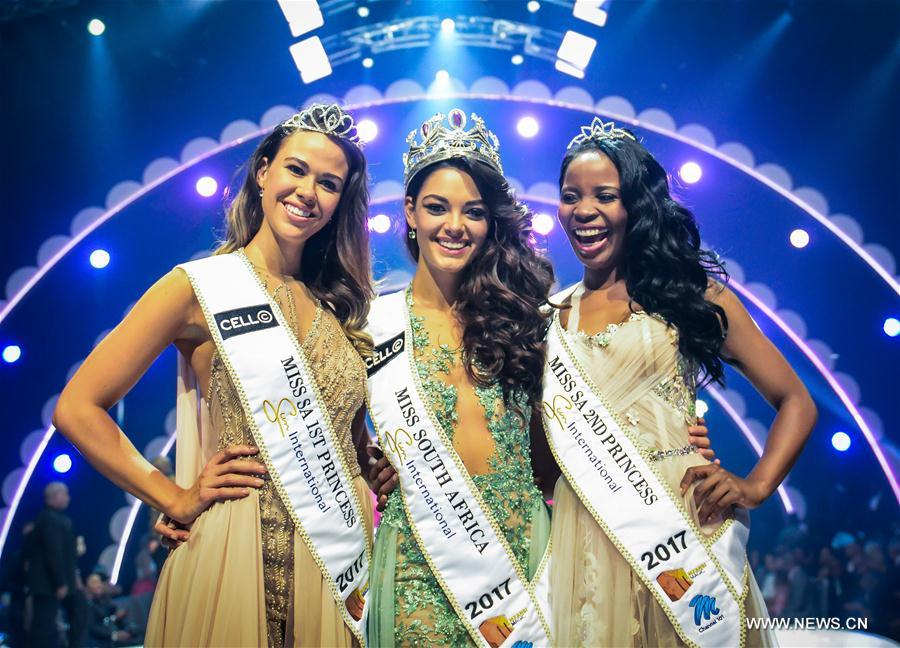 Concours de beauté : Miss Afrique du Sud 2017