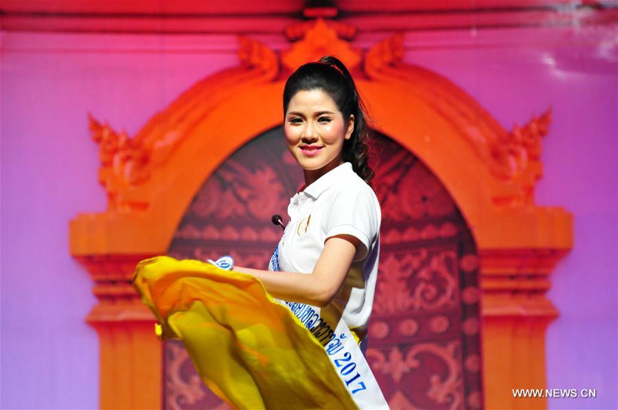 Laos : concours de beauté Miss Vientiane 2017