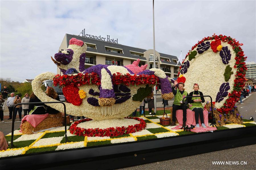 Pays-Bas : Corso fleuri 2017 de Noordwijk