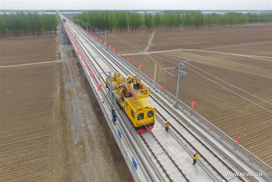 Chine : construction d'un chemin de fer à grande vitesse