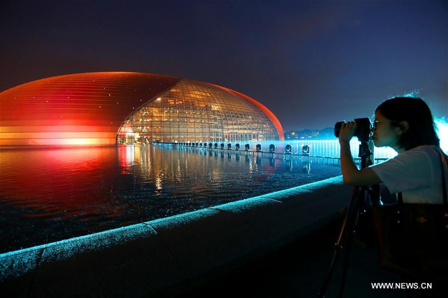 (FCR) Illuminations à Beijing pour accueillir le Forum de "la Ceinture et la Route"  pour la coopération internationale