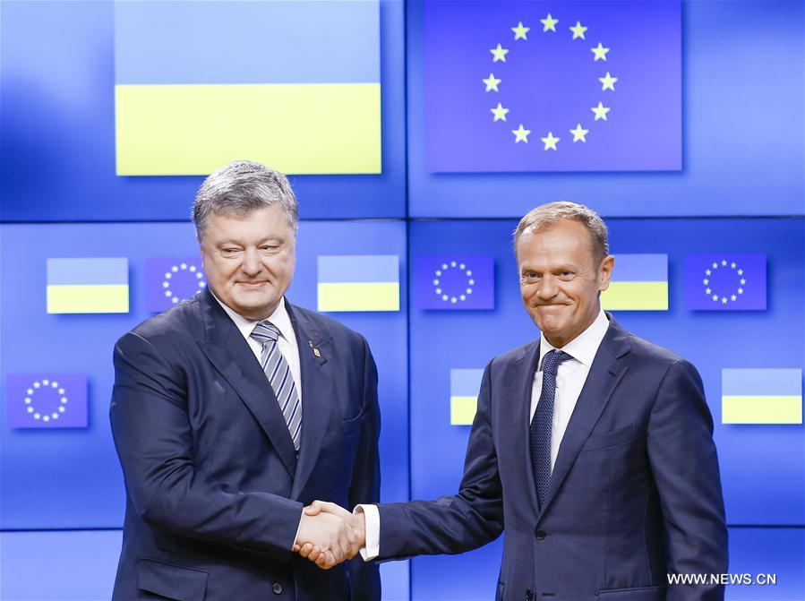 Bruxelles : rencontre entre le président ukrainien et le président du Conseil européen