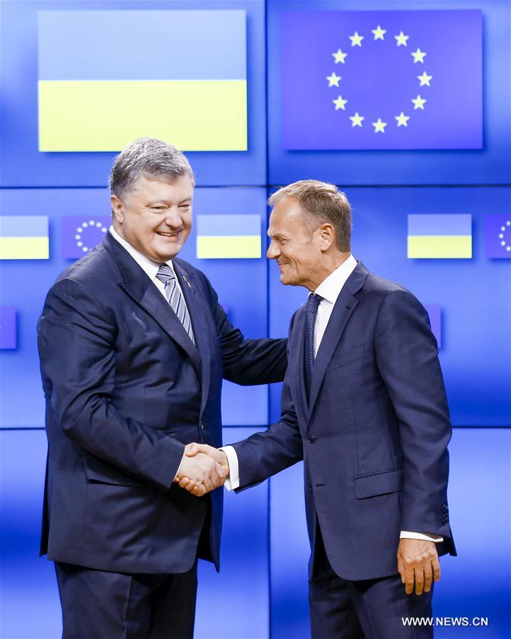 Bruxelles : rencontre entre le président ukrainien et le président du Conseil européen