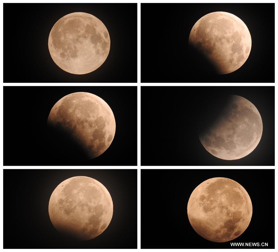 Chine : éclipse partielle de Lune 