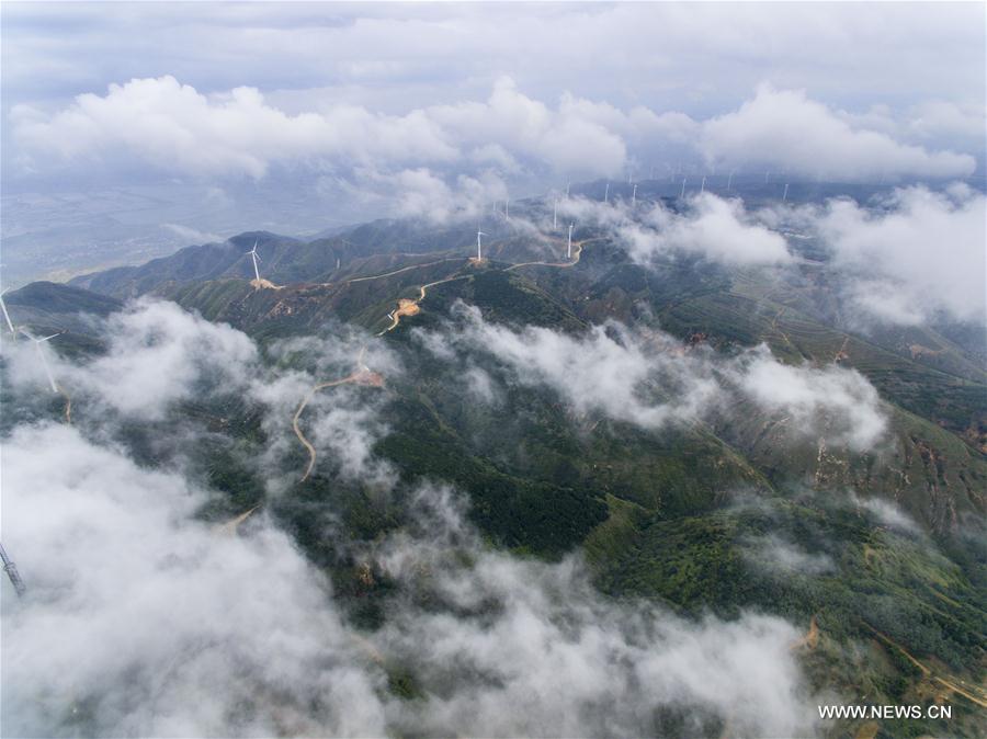 Le mont Zhongtiao dans le nord de la Chine