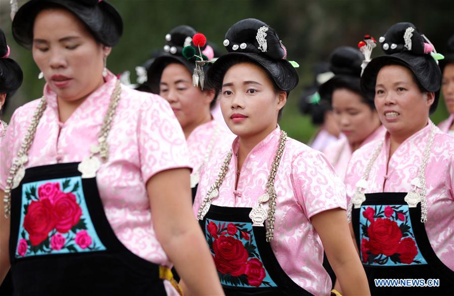 Festival Chixin de l'ethnie Miao dans le sud-ouest de la Chine
