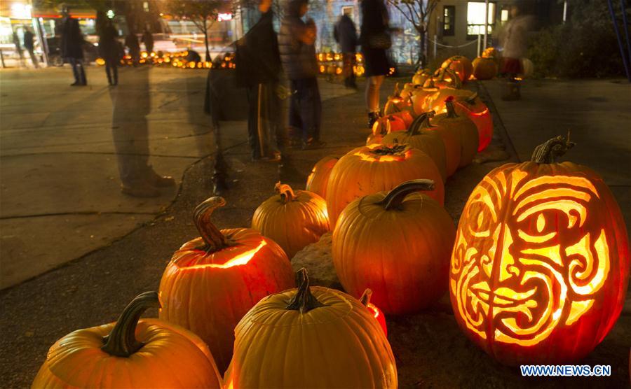 Canada : citrouilles d'Halloween à Toronto