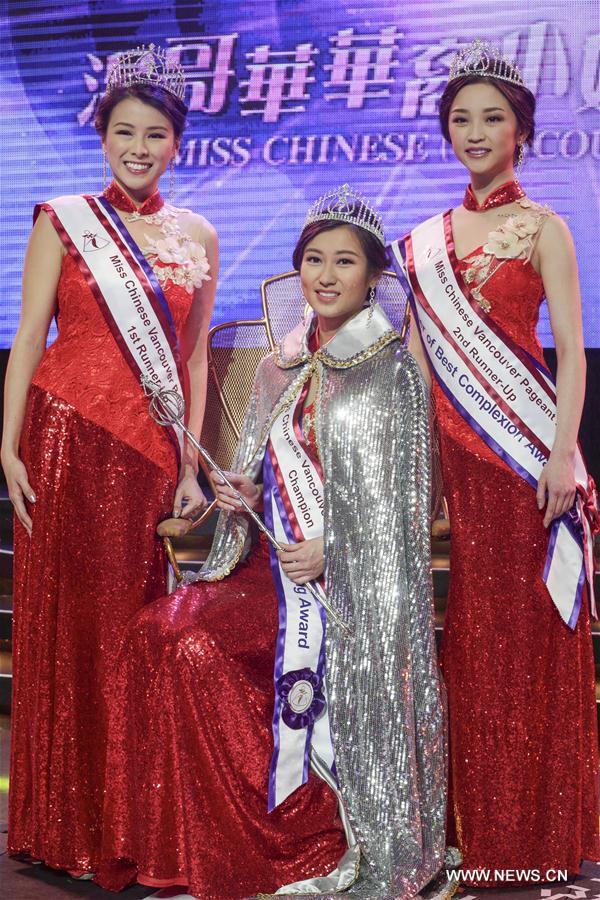 Canada : concours de beauté Miss Chinese à Vancouver