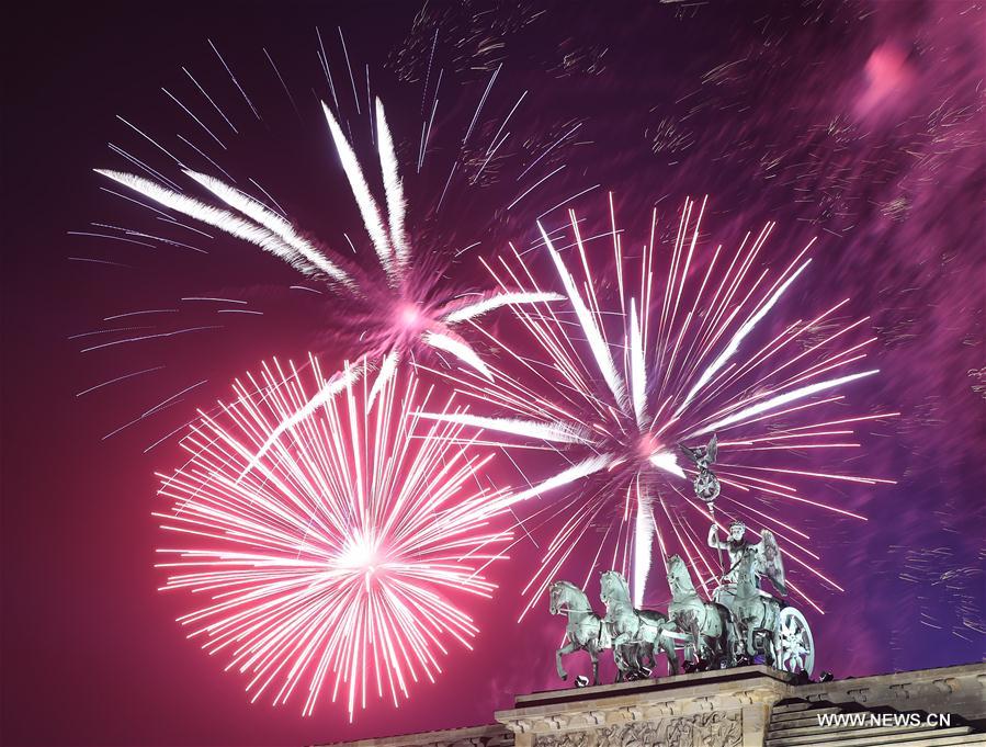 Célébrations du Nouvel An à Berlin