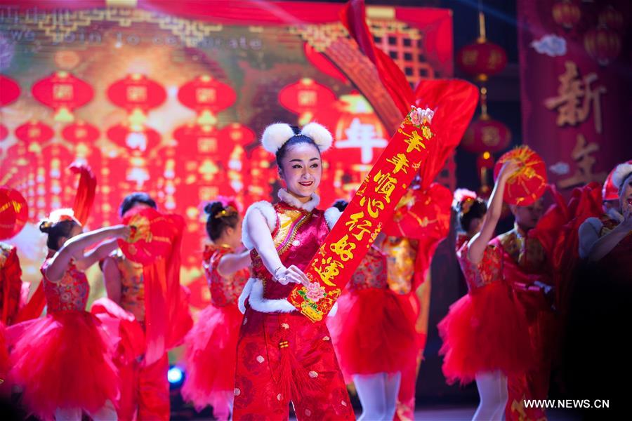 Népal : gala du Nouvel An lunaire chinois à Kathmandu 