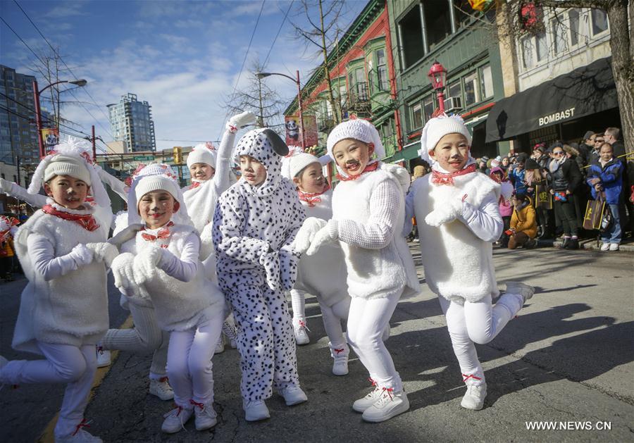 Canada : Défilé du Nouvel An chinois à Vancouver