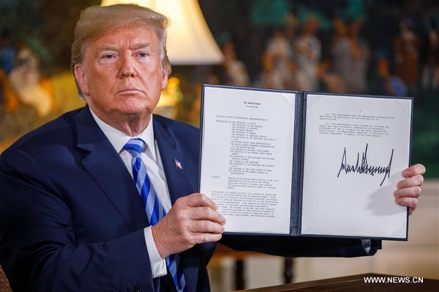 Trump annonce le retrait des Etats-Unis de l'accord sur le nucléaire iranien