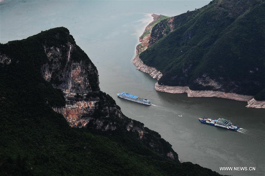 Chine : la gorge de Qutang à Chongqing